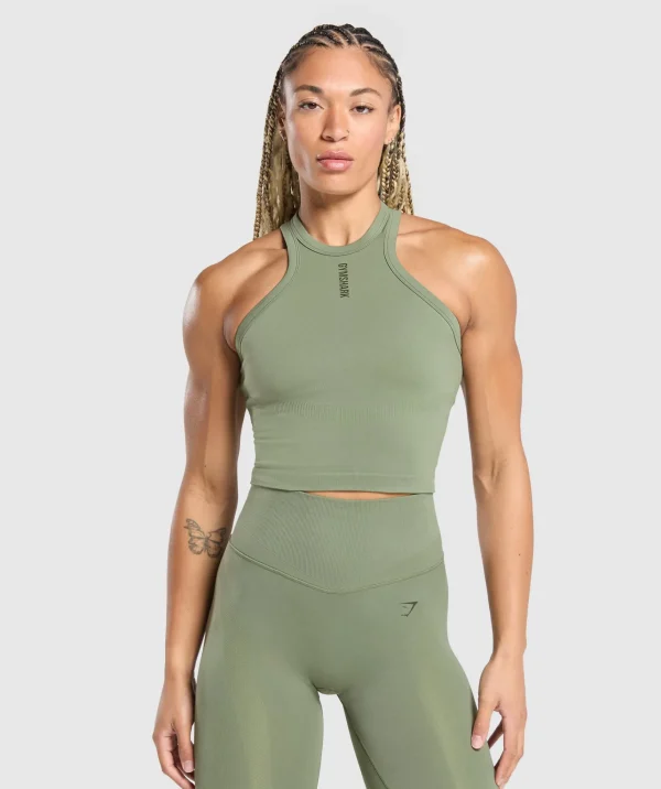 Gymshark Tank Tops*Active Seamless Tank ForceGreen