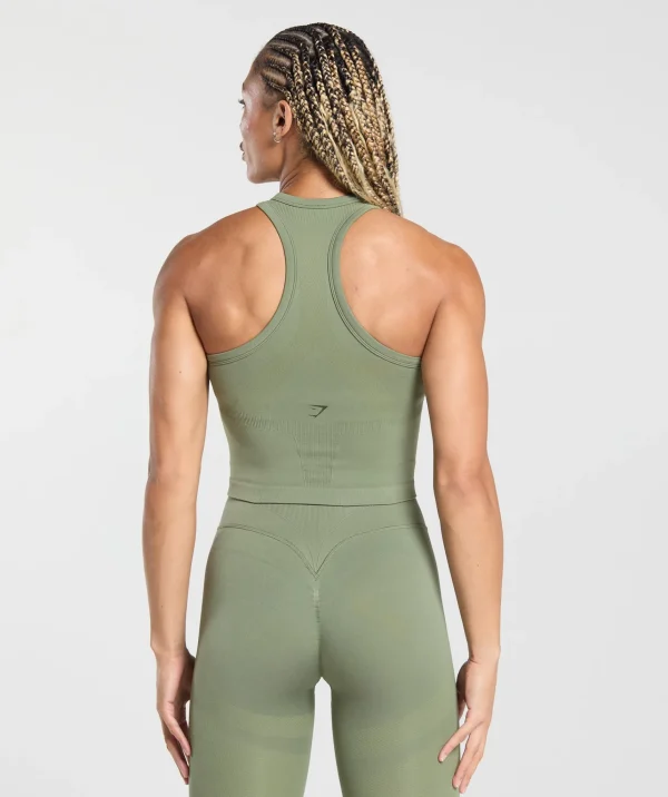 Gymshark Tank Tops*Active Seamless Tank ForceGreen