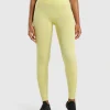 Gymshark Leggings | Scrunch Butt Leggings*Adapt Animal Seamless Leggings FireflyYellow