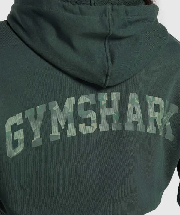 Gymshark Hoodies & Sweatshirts*Adapt Camo Graphic Hoodie VictoryGreen