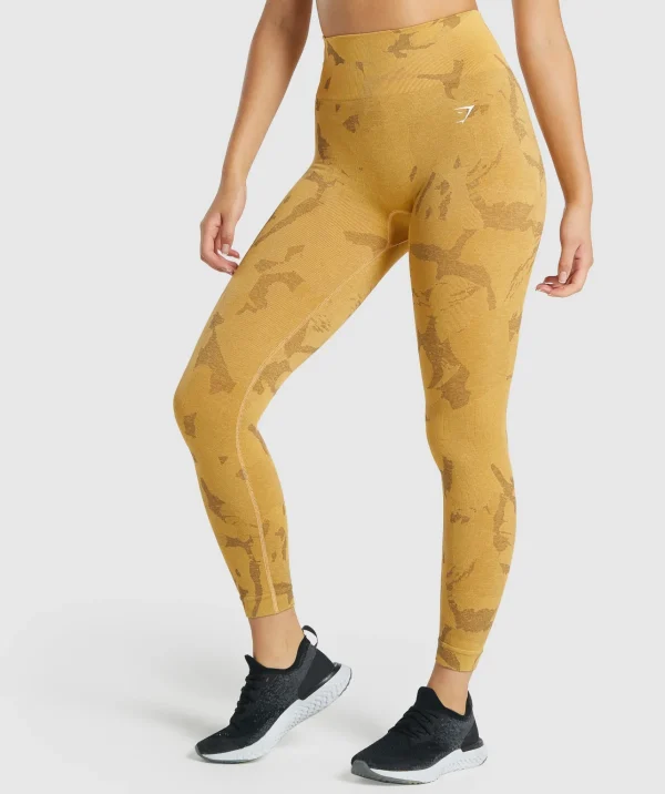 Gymshark Scrunch Butt Leggings | High-waisted Leggings*Adapt Camo Seamless Leggings