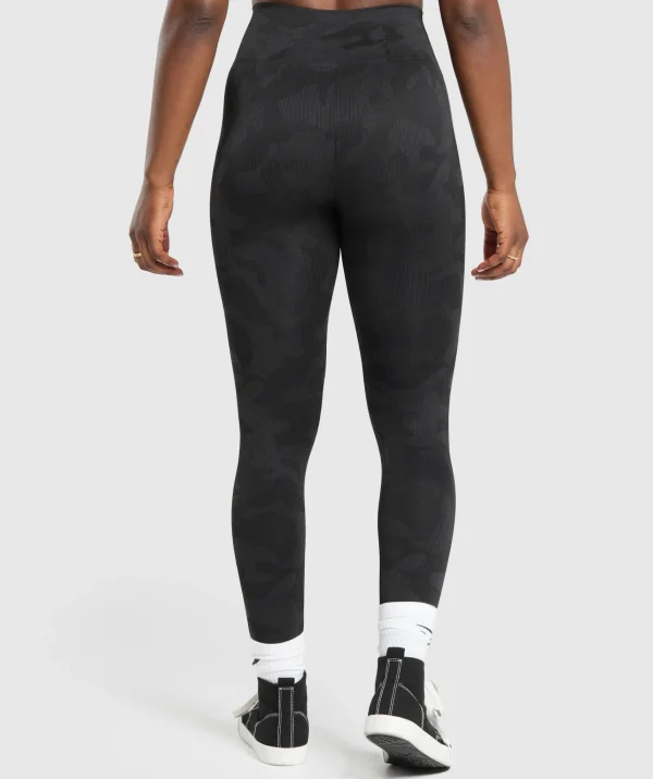 Gymshark Leggings | Black Leggings*Adapt Camo Seamless Leggings Black/AsphaltGrey