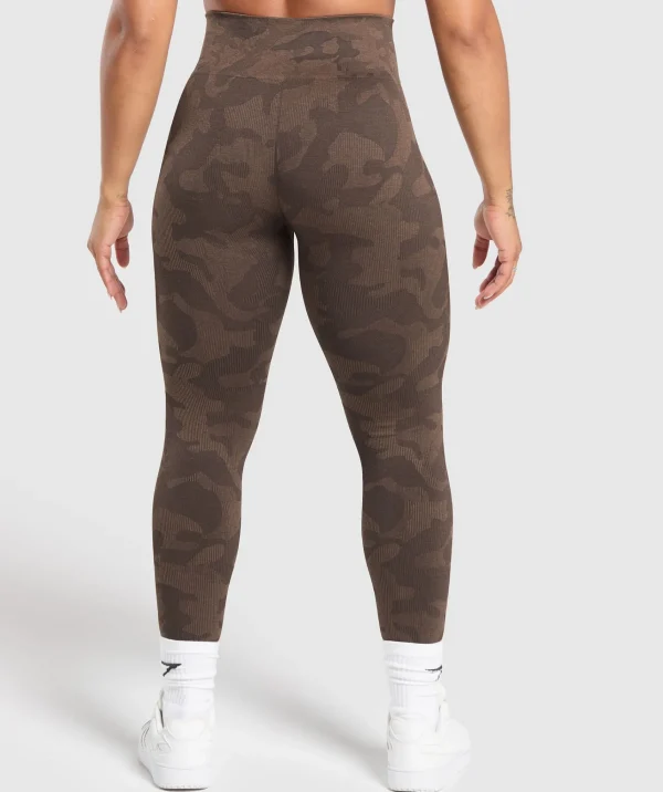 Gymshark Leggings | Seamless Leggings*Adapt Camo Seamless Leggings DeepBrown/SoulBrown