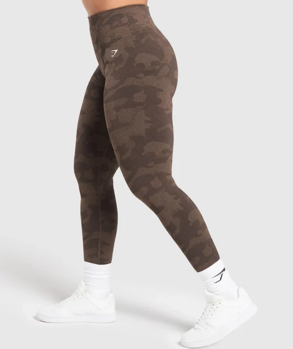 Gymshark Leggings | Seamless Leggings*Adapt Camo Seamless Leggings DeepBrown/SoulBrown