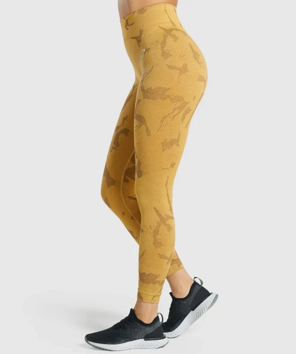 Gymshark Scrunch Butt Leggings | High-waisted Leggings*Adapt Camo Seamless Leggings