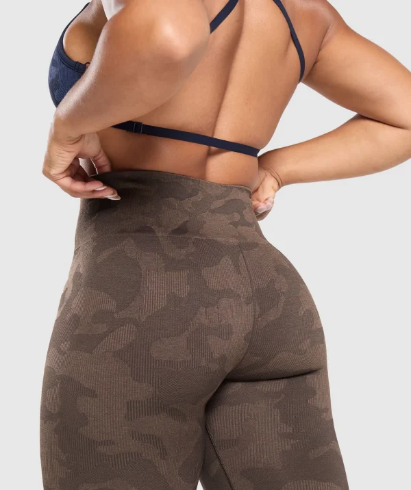 Gymshark Leggings | Seamless Leggings*Adapt Camo Seamless Leggings DeepBrown/SoulBrown