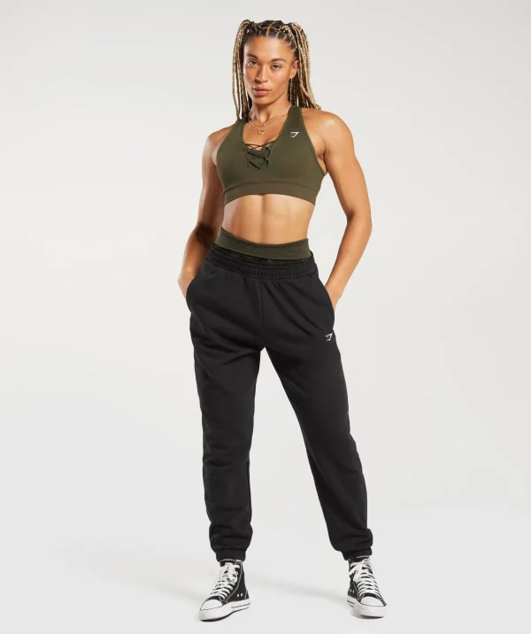 Gymshark Sports Bras*Adapt Camo Seamless Ribbed Sports Bra WinterOlive/SoulBrown