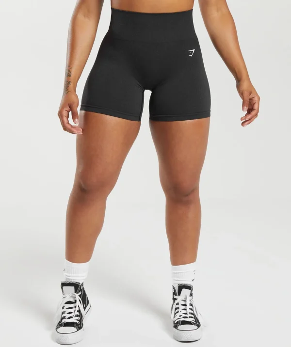 Gymshark Shorts*Adapt Fleck Seamless Shorts Black/SmokeyGrey