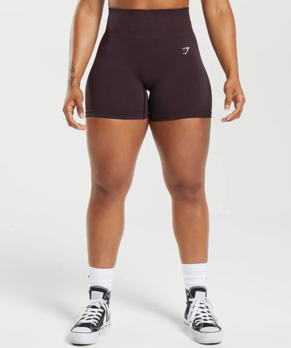 Gymshark Shorts*Adapt Fleck Seamless Shorts PlumBrown/DewberryPurple