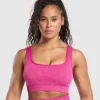 Gymshark Sports Bras*Adapt Fleck Sports Bra WinningPink/SourPink