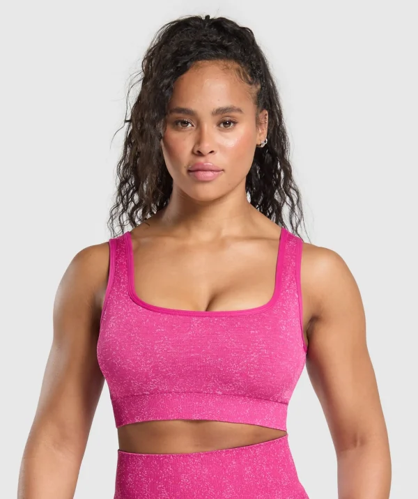 Gymshark Sports Bras*Adapt Fleck Sports Bra WinningPink/SourPink