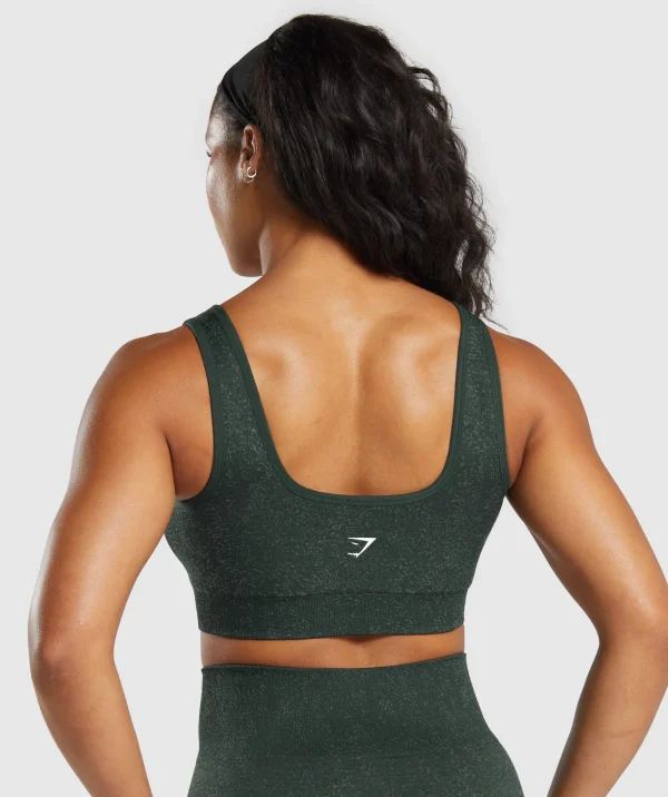 Gymshark Sports Bras*Adapt Fleck Sports Bra VictoryGreen/UnitGreen