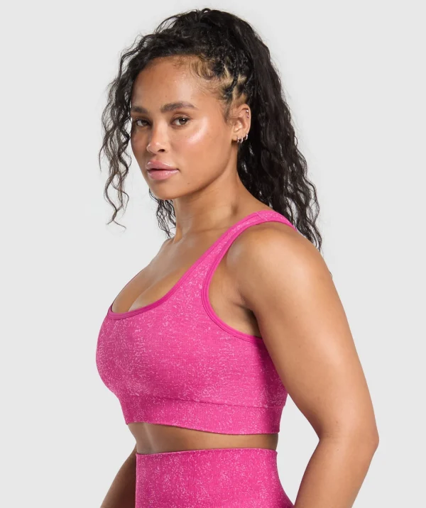 Gymshark Sports Bras*Adapt Fleck Sports Bra WinningPink/SourPink