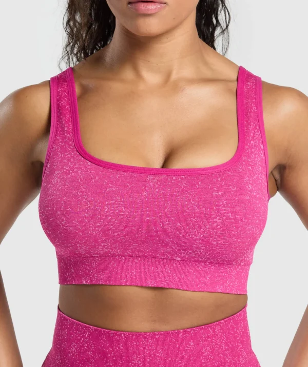 Gymshark Sports Bras*Adapt Fleck Sports Bra WinningPink/SourPink