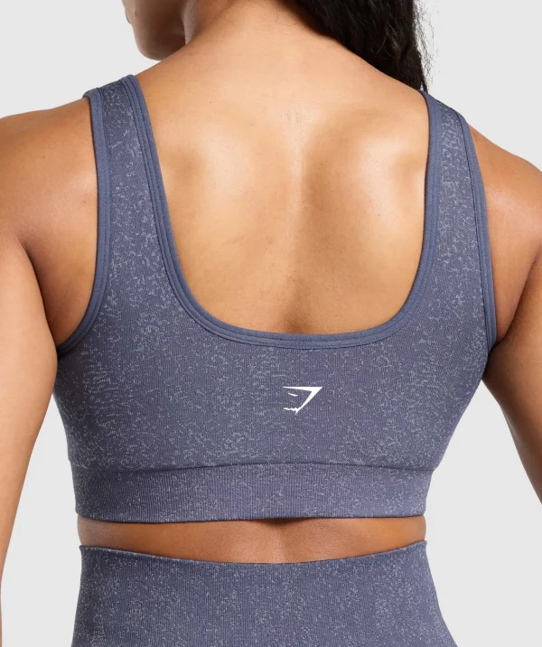 Gymshark Sports Bras*Adapt Fleck Sports Bra WeightedPurple/MetalPurple