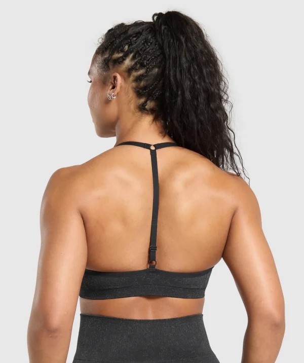 Gymshark Sports Bras*Adapt Fleck T-Back Bra Black