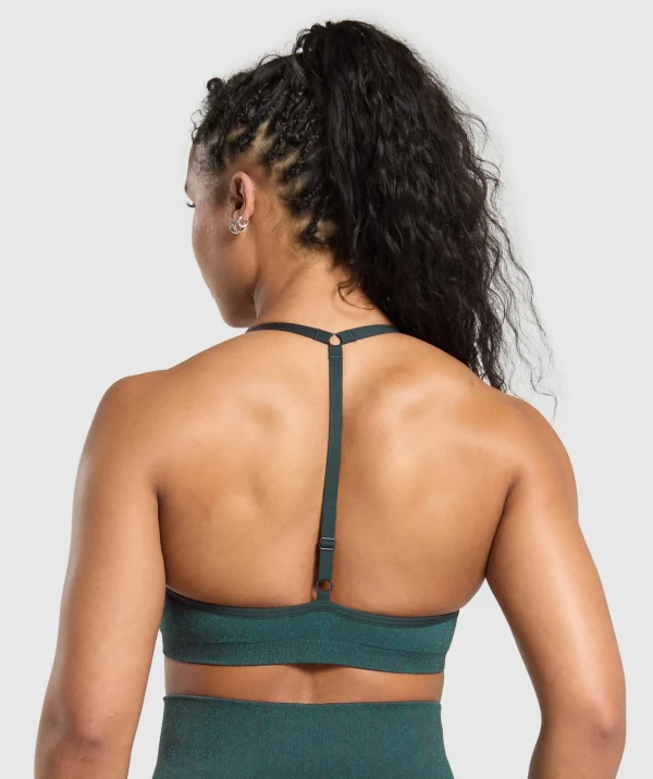 Gymshark Sports Bras*Adapt Fleck T-Back Bra DarkestTeal/FunctionalTeal