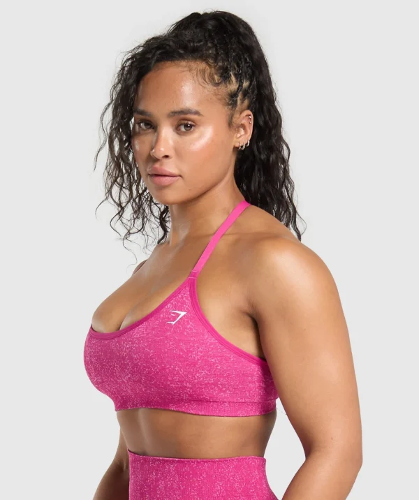 Gymshark Sports Bras*Adapt Fleck T-Back Bra WinningPink/SourPink