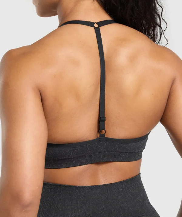 Gymshark Sports Bras*Adapt Fleck T-Back Bra Black