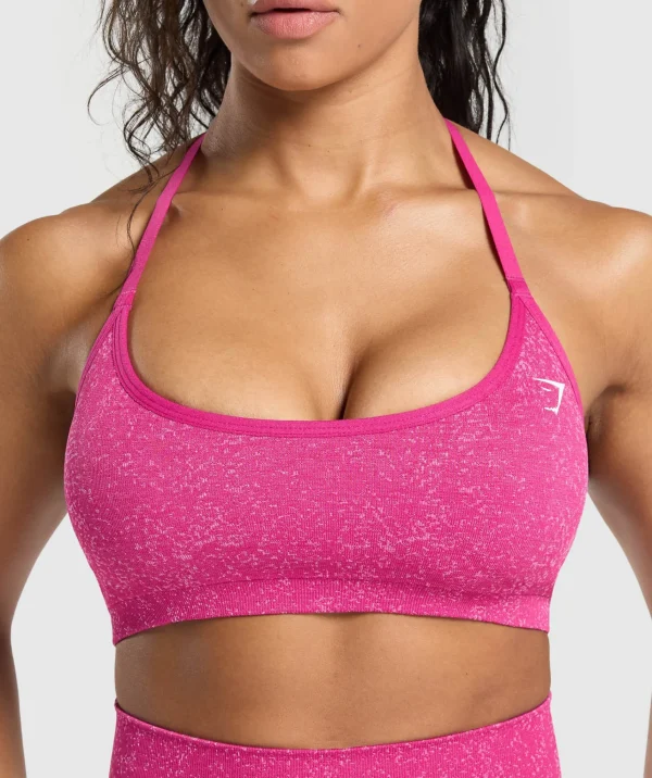 Gymshark Sports Bras*Adapt Fleck T-Back Bra WinningPink/SourPink