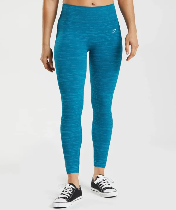 Gymshark Leggings | Seamless Leggings*Adapt Marl Seamless Leggings AtlanticBlue/SharkBlue