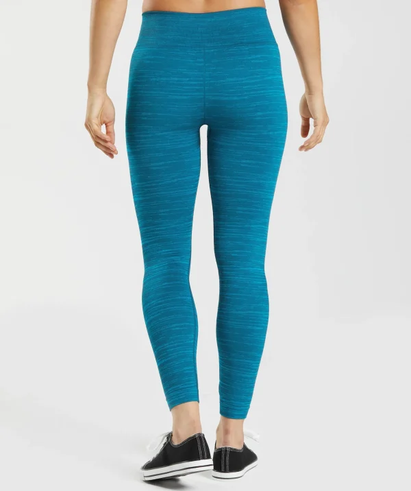 Gymshark Leggings | Seamless Leggings*Adapt Marl Seamless Leggings AtlanticBlue/SharkBlue