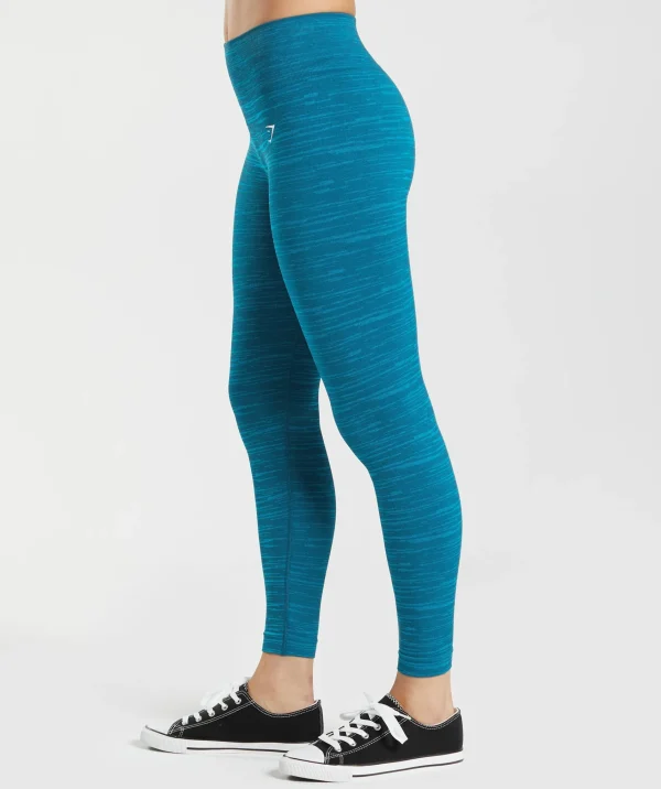 Gymshark Leggings | Seamless Leggings*Adapt Marl Seamless Leggings AtlanticBlue/SharkBlue