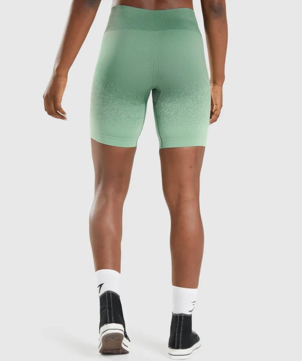 Gymshark Shorts*Adapt Ombre Seamless Cycling Shorts Green/LightGreen