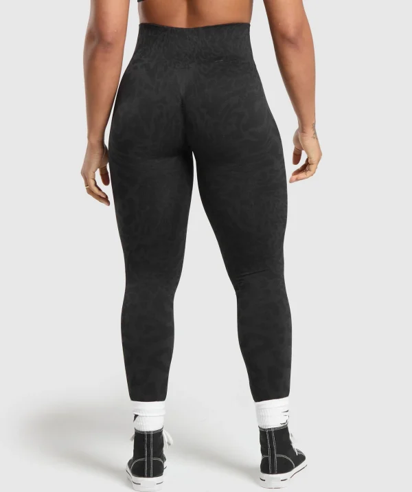 Gymshark Leggings | Scrunch Butt Leggings*Adapt Safari Seamless Leggings Black/AsphaltGrey