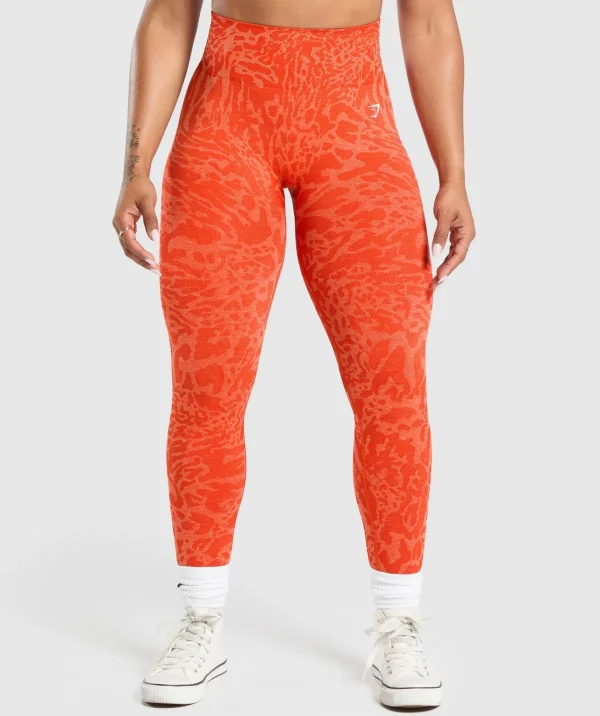 Gymshark Leggings | Scrunch Butt Leggings*Adapt x Whitney Leggings FlareOrange/SorbetOrange