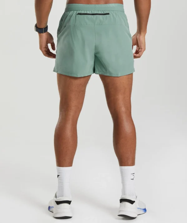 Gymshark Shorts*Apex Run 4" Shorts InkTeal