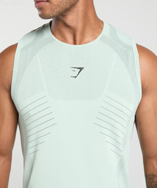 Gymshark Tank Tops*Apex Seamless Tank CoolTurquoise/Black