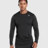 Gymshark T-shirts & Tops*Arrival Long Sleeve T-Shirt Black