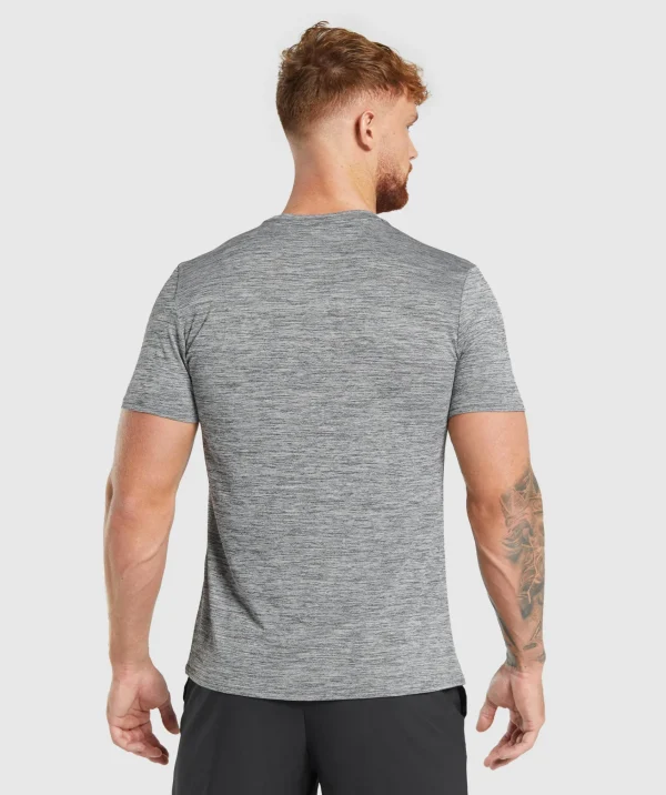 Gymshark T-shirts & Tops*Arrival Marl T-Shirt SilhouetteGrey/LightGreyMarl