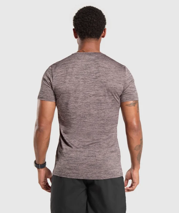 Gymshark T-shirts & Tops*Arrival Marl T-Shirt PowderMauve/BlackMarl