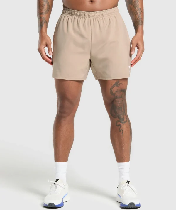 Gymshark Shorts*Arrival 5" Shorts CementBrown