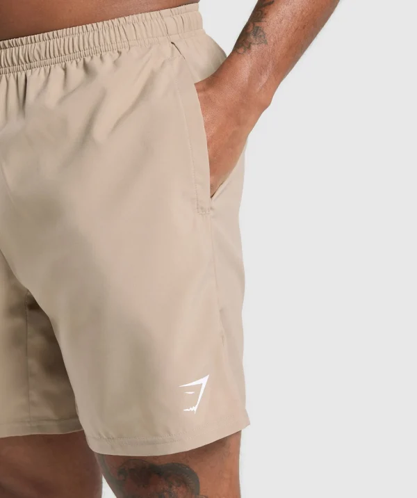 Gymshark Shorts*Arrival 7" Shorts CementBrown