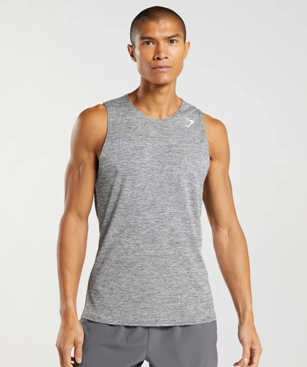 Gymshark Tank Tops | T-shirts & Tops*Arrival Slim Marl Tank SilhouetteGrey/LightGreyMarl