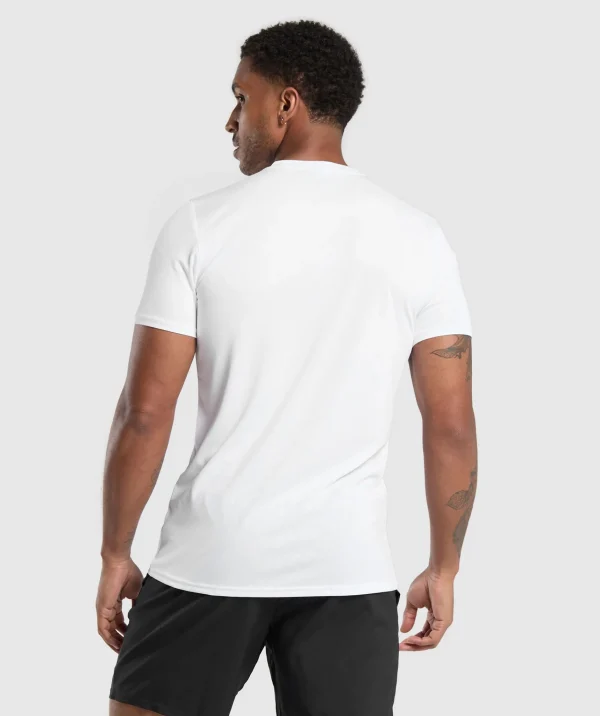 Gymshark T-shirts & Tops*Arrival V-Neck T Shirt White