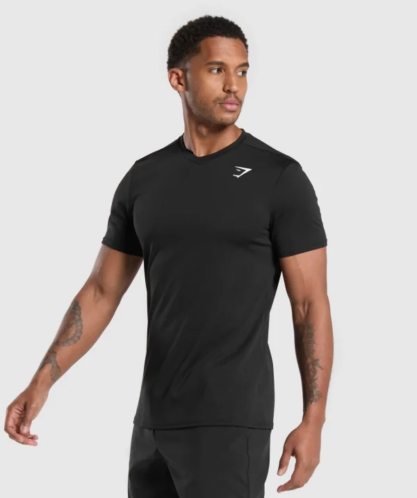 Gymshark T-shirts & Tops*Arrival V-Neck T Shirt Black