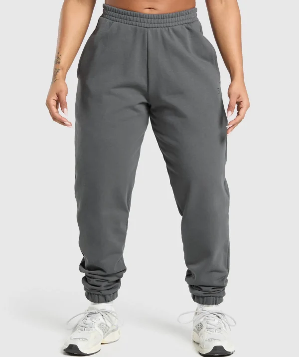 Gymshark Joggers & Sweatpants*Back Gains Graphic Joggers GraphiteGrey