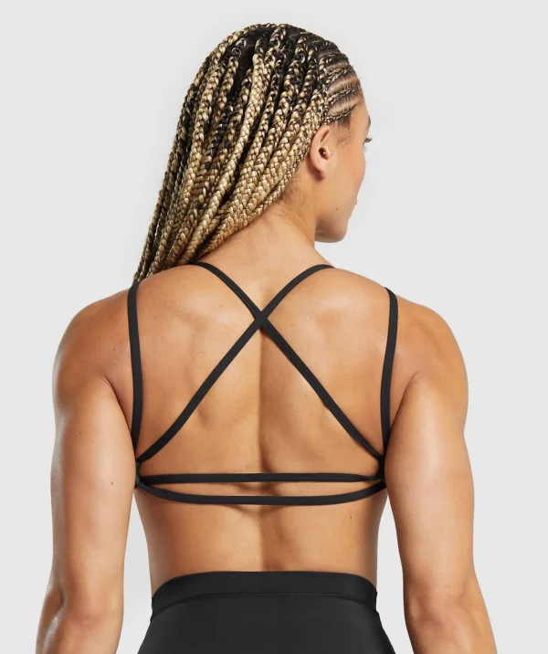 Gymshark Sports Bras*Back Gains Sports Bra Black