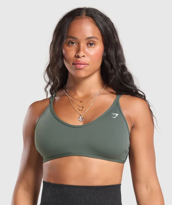 Gymshark Sports Bras*Back Gains Sports Bra SlateTeal