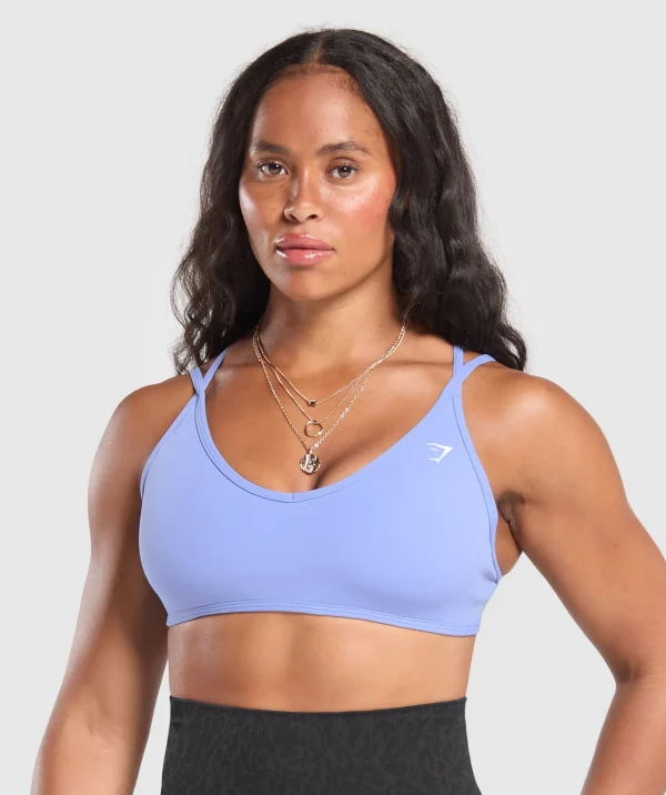 Gymshark Sports Bras*Back Gains Sports Bra LiftBlue