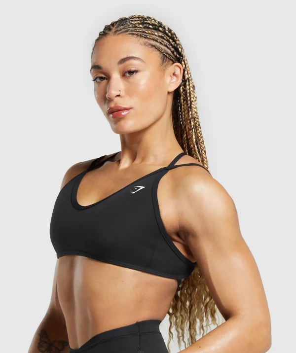 Gymshark Sports Bras*Back Gains Sports Bra Black