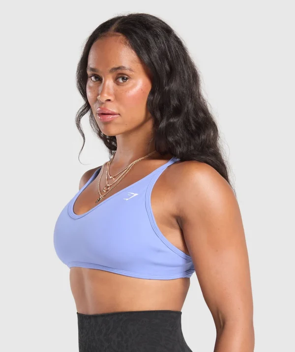 Gymshark Sports Bras*Back Gains Sports Bra LiftBlue