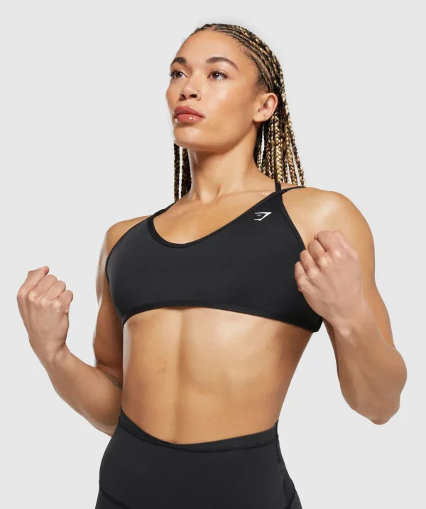 Gymshark Sports Bras*Back Gains Sports Bra Black