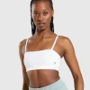 Gymshark Sports Bras*Bandeau Sports Bra White