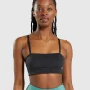 Gymshark Sports Bras*Bandeau Sports Bra Black