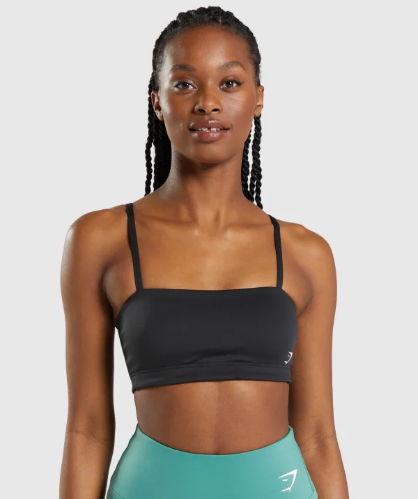 Gymshark Sports Bras*Bandeau Sports Bra Black